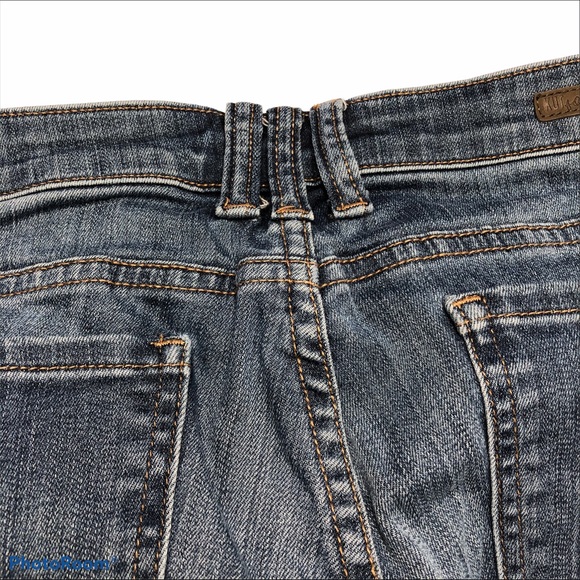 KUT Diana Skinny Distressed Low Rise Stretch Jeans - Picture 14 of 16